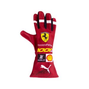 charles leclerc personally signed ferrari formula 1 glove