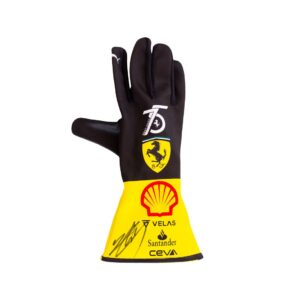 charles leclerc personally signed ferrari monza replica glove