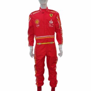 carlos sainz personally signed f1 ferrari replica race suit.