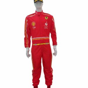 carlos sainz jr personally signed ferrari f1 replica race suit