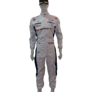 logan sargeant personally signed williams formula 1 replica race suit