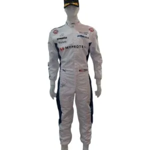logan sargeant personally signed williams formula 1 replica race suit