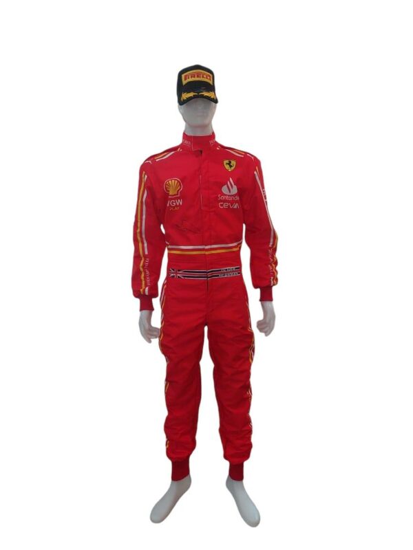 oliver bearman personally signed ferrari formula 1 race suit