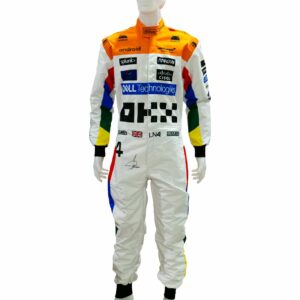 lando norris personally signed mclaren f1 silverstone replica race suit