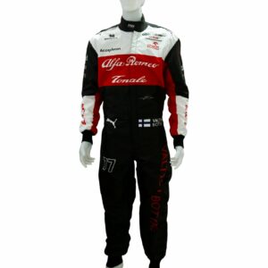 valterri bottas personally signed alfa romeo formula 1 replica race suit