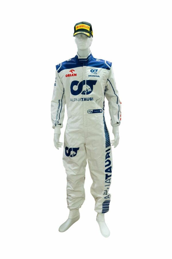 yuki tsunoda personally signed formula 1 replica race suit