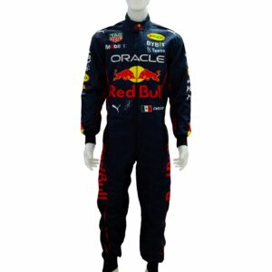 sergio checo perez personally signed formula 1 replica race suit