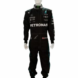 george russell personally signed formula 1 replica race suit