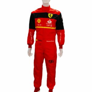 carlos sainz personally signed ferrari f1 replica race suit