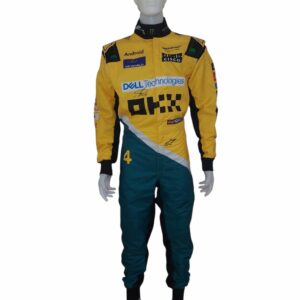 lando norris personally signed mclaren f1 replica race suit