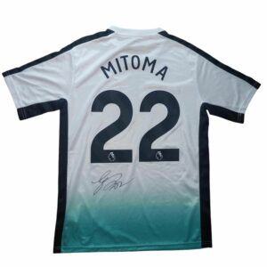 kaoru mitoma personally signed brighton away shirt