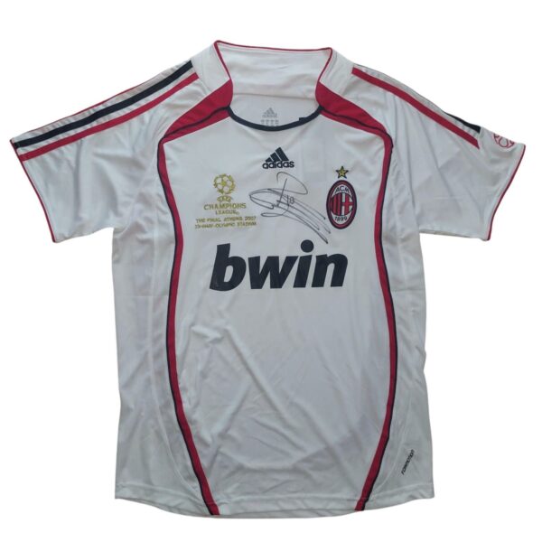 clarence seedorf personally signed ac milan ucl shirt