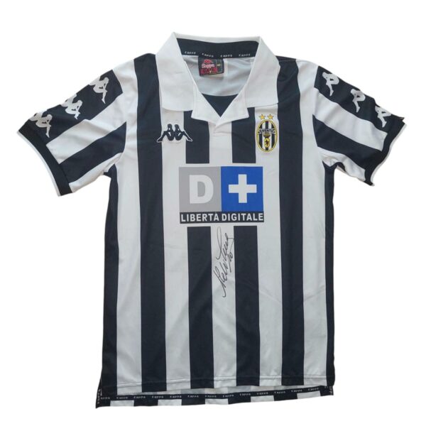 alessandro del piero personally signed juventus football shirt