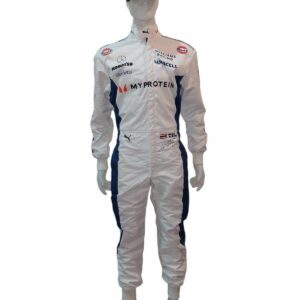 esteban ocon personally signed alpine wolverine replica f1 race suit