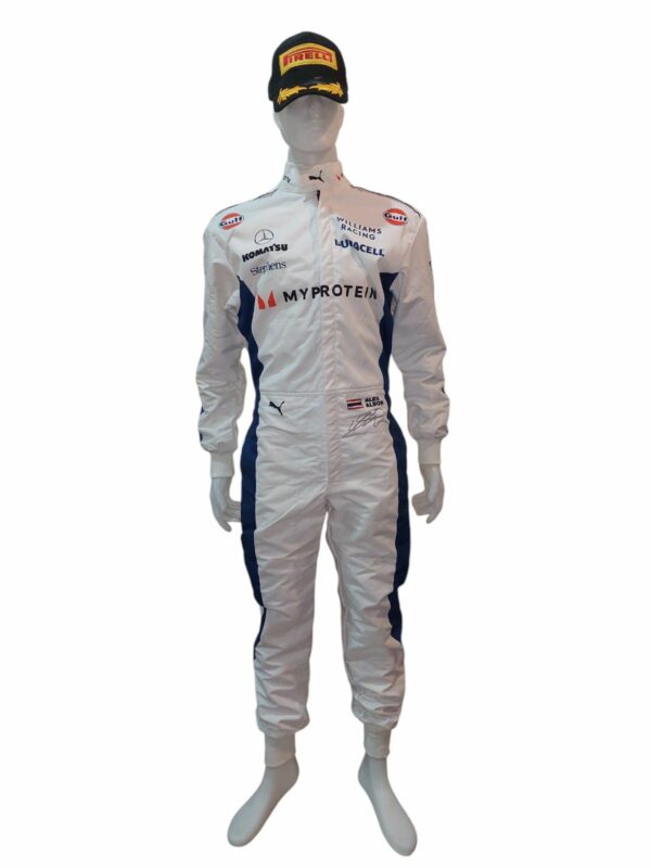 esteban ocon personally signed alpine wolverine replica f1 race suit