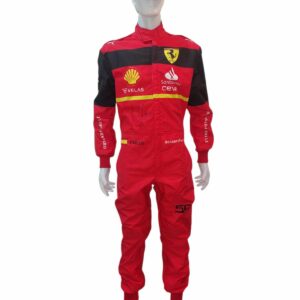 carlos sainz personally signed ferrari replica race suit