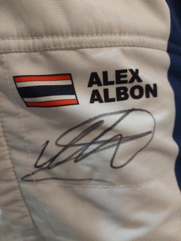 esteban ocon personally signed alpine wolverine replica f1 race suit