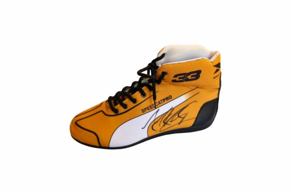 max verstappen persoannly signed f1 replica race boot