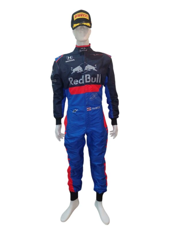 alex albon personally signed formula 1 replica race suit