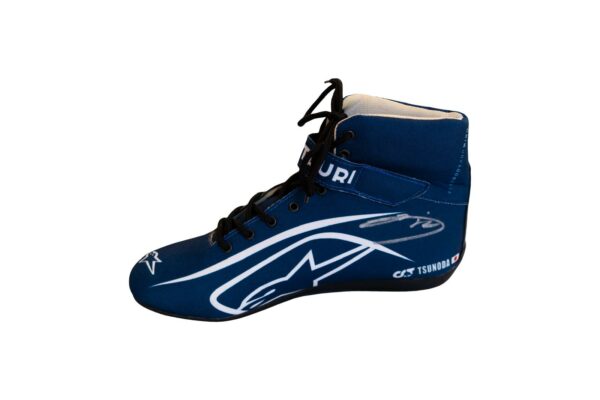 valterri bottas personally signed formula 1 replica race boot