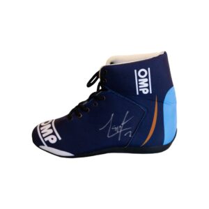 valterri bottas personally signed formula 1 replica race boot