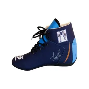 valterri bottas personally signed formula 1 replica race boot