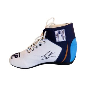 valterri bottas personally signed formula 1 replica race boot