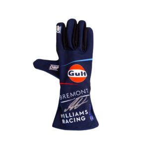 alex albon personally signed formula 1 williams glove