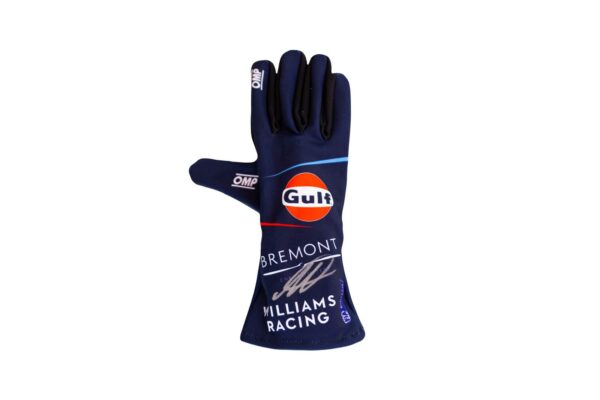 alex albon personally signed formula 1 williams glove