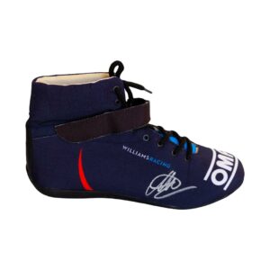 valterri bottas personally signed formula 1 replica race boot