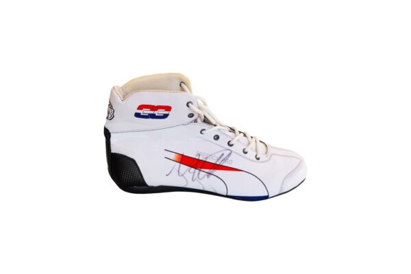 valterri bottas personally signed formula 1 replica race boot