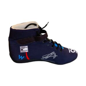 valterri bottas personally signed formula 1 replica race boot