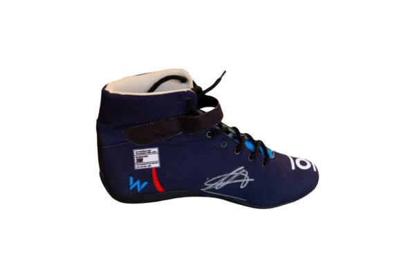 valterri bottas personally signed formula 1 replica race boot