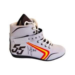 valterri bottas personally signed formula 1 replica race boot