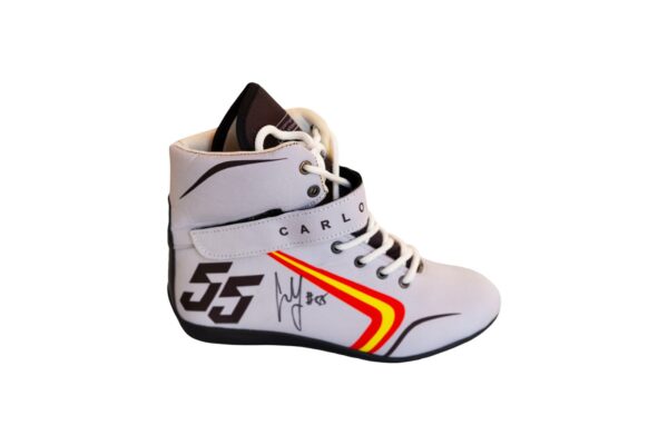 valterri bottas personally signed formula 1 replica race boot