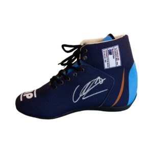 valterri bottas personally signed formula 1 replica race boot