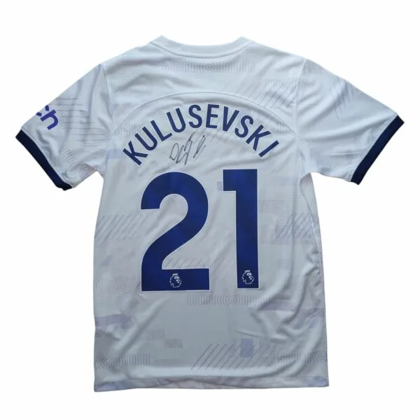 DEJAN KULSEVSKI PERSONALLY SIGNED TOTTENHAM SPURS SHIRT