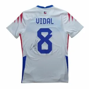 ARTURO VIDAL PERSONALLY SIGNED CHILE FOOTBALL SHIRT