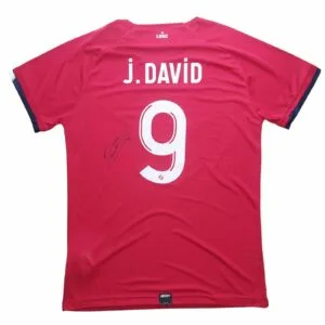 JONATHAN DAVID PERSONALLY SIGNED LILLE FOOTBALL SHIRT