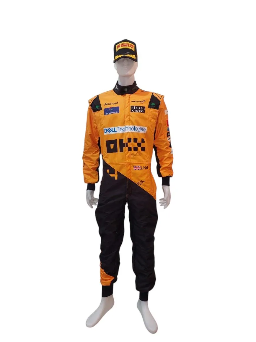 oscar piastri personally signed mclaren f1 race suit