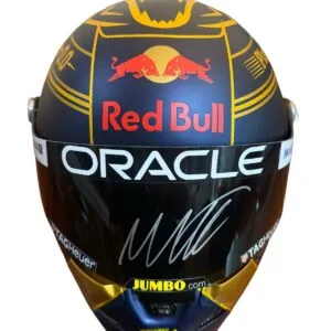 max verstappen personally signed full size helmet