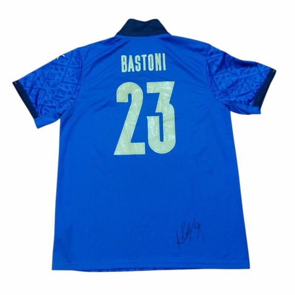 ALESSANDRO BASTONI SIGNED ITALY FOOTBALL SHIRT