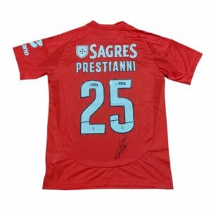 Gianluca Prestianni Signed Benfica Football Shirt