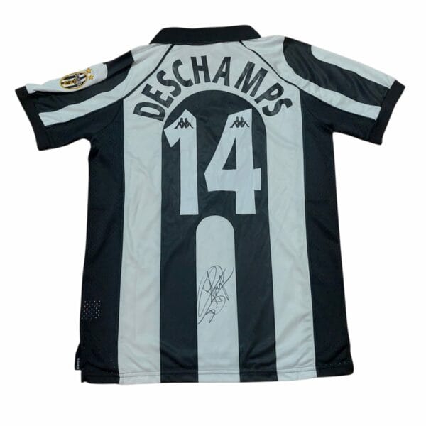 DIDIER DESCHAMPS PERSONALLY SIGNED JUVENTUS FOOTBALL SHIRT