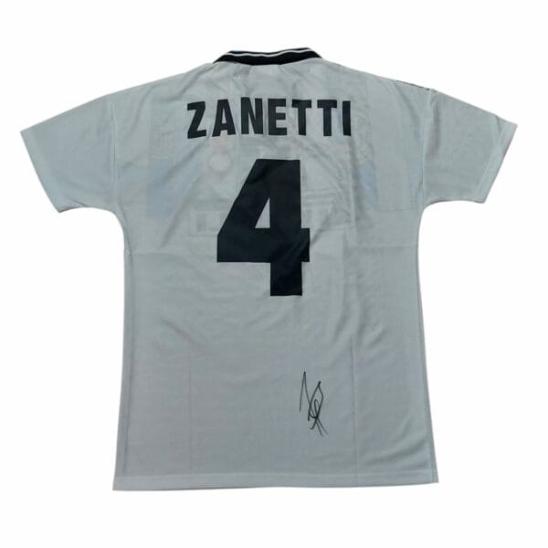 JAVIER ZANETTI SIGNED INTER MILAN FOOTBALL SHIRT