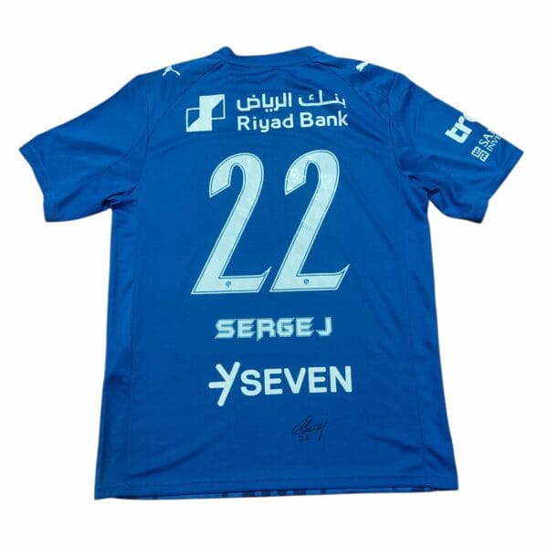 SERGEJ MILENKOVIC SAVIC SIGNED AL HILAL SHIRT