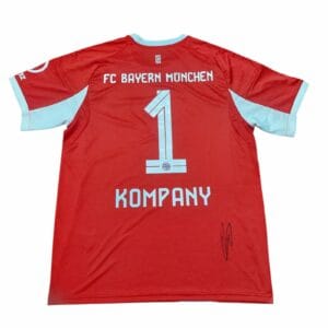 VINCENT KOMPANY PERSONALLY SIGNED BAYERN MUNICH FOOTBALL SHIRT
