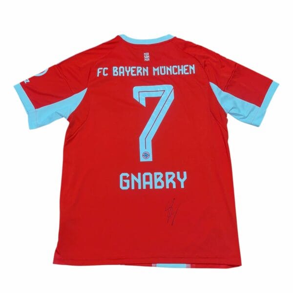 SERGE GNABRY SIGNED BAYERN MUNICH FOOTBALL SHIRT