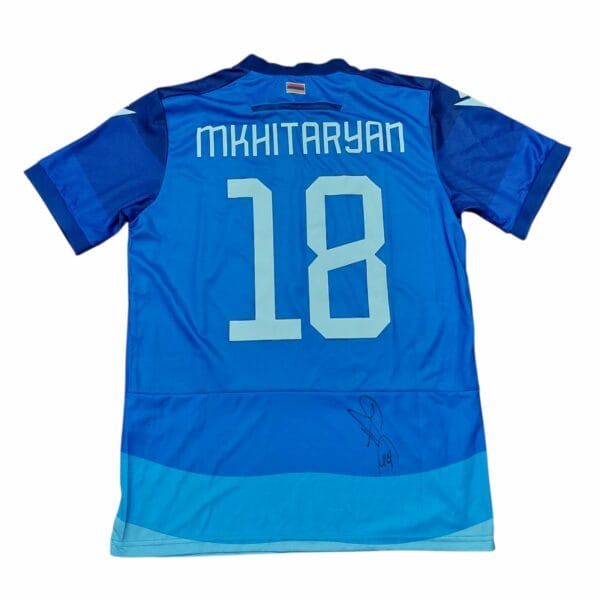 HENRIKH MKHITARYAN SIGNED ARMENIA FOOTBALL SHIRT