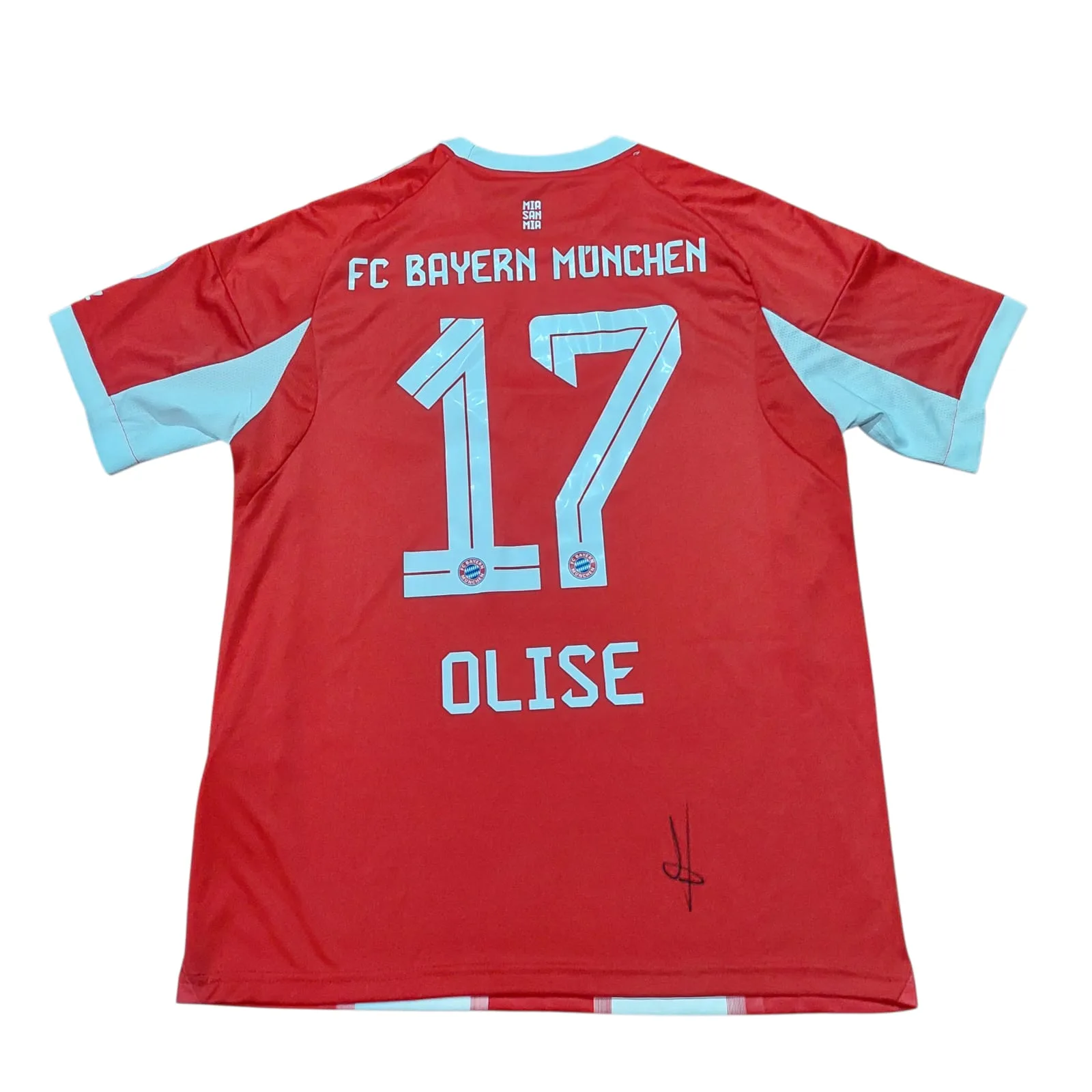MICHAEL OLISE SIGNED BAYERN MUNICH FOOTBALL SHIRT - Grandstand
